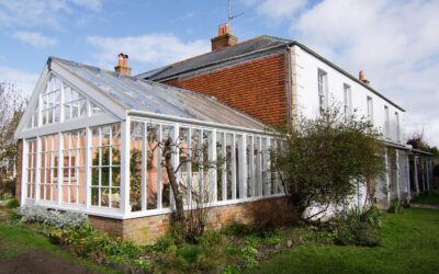 Painted Timber Greenhouse Extension to Period Property