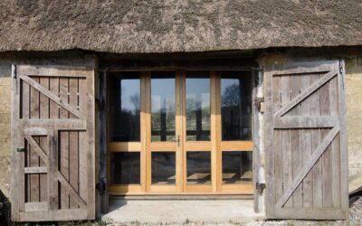 Oak Bi-folding Doors For Heritage Building
